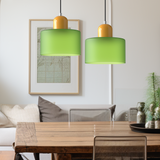 Moderne Lamp van Kleurrijk Glas met Geometrische Vorm