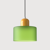Moderne Lamp van Kleurrijk Glas met Geometrische Vorm