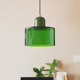 Moderne Lamp van Kleurrijk Glas met Geometrische Vorm