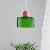 Moderne Lamp van Kleurrijk Glas met Geometrische Vorm