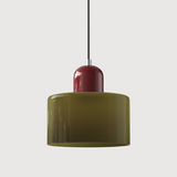Moderne Lamp van Kleurrijk Glas met Geometrische Vorm