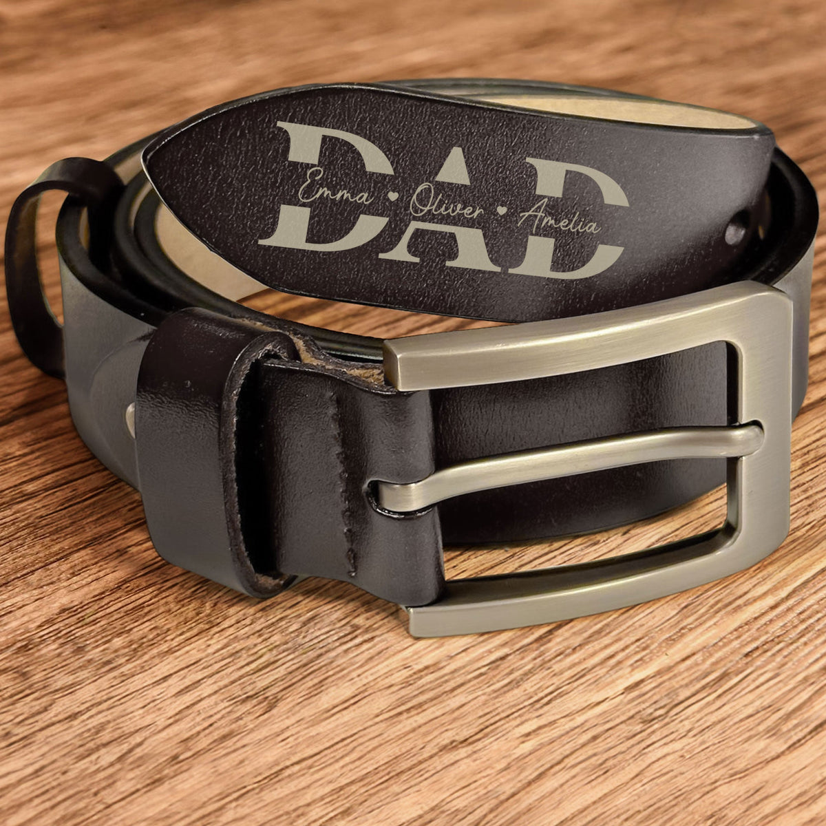 BondBelt | Een gepersonaliseerde leren riem die hij elke dag met trots zal dragen