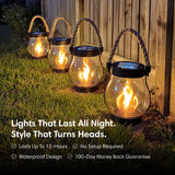 Lumora - Solar-lamp met realistische vlammenoptiek