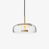 Solara Hanglamp – Elegante Messing & Glas LED Hanglamp