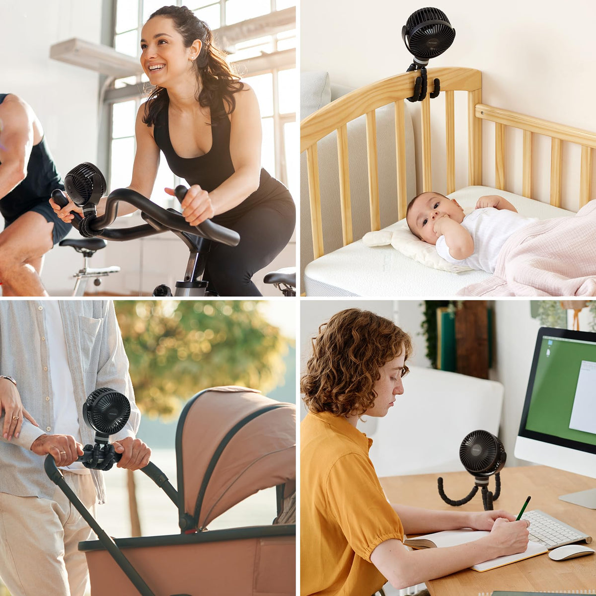 USB Oplaadbare Handheld Koelventilator voor Reizen