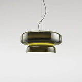 Bijzondere hanglamp van handgeblazen glas