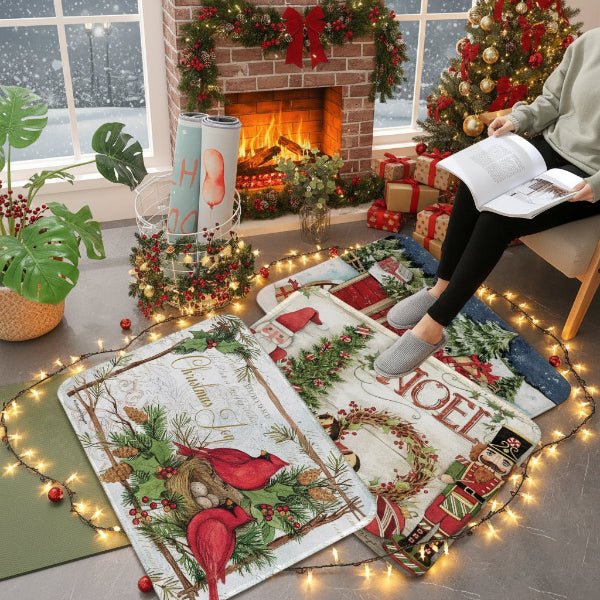 MERRYMAT – Antislip kerstmat voor schone, feestelijke ingangen