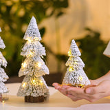 FLOCKCEDAR – Mini Vilt Cedar Kerstdecoratie voor feestelijk ontwerp