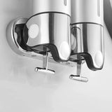 SOAPFORT – Hoogwaardige, wandmontage zeepdispenser met elegant roestvrijstalen ontwerp