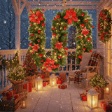GLOWTWINE – Verlichte kerstguirlande van rotan met warmwitte LED-lampen, 2,7 m