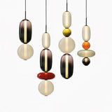 Kandiertes Glas Hanglamp – Levendige LED Glazen Fixture voor een Stijlvol Interieur