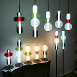 Kandiertes Glas Hanglamp – Levendige LED Glazen Fixture voor een Stijlvol Interieur