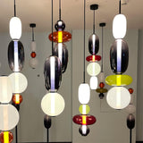 Kandiertes Glas Hanglamp – Levendige LED Glazen Fixture voor een Stijlvol Interieur