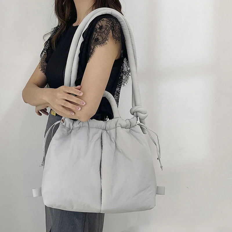 Unieke Puffer Handtas met trendy volume - Riva