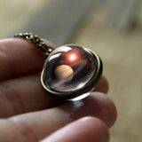 Celestia | Elegante Kosmische Universum Hanger Ketting voor Kosmische Enthousiastelingen