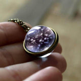 Celestia | Elegante Kosmische Universum Hanger Ketting voor Kosmische Enthousiastelingen