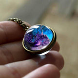 Celestia | Elegante Kosmische Universum Hanger Ketting voor Kosmische Enthousiastelingen