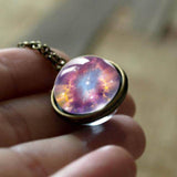 Celestia | Elegante Kosmische Universum Hanger Ketting voor Kosmische Enthousiastelingen