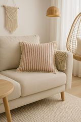Jacquard Kussenhoes met Franjes – Tijdloos en Comfortabel