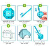 Kids' Bouwset - Creatieve Forten & Tenten - Leuk Educatief Plastic Speelgoed!