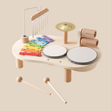 Kinderen’s Houten Muziektafel Xylofoon Drums Educatief Instrument