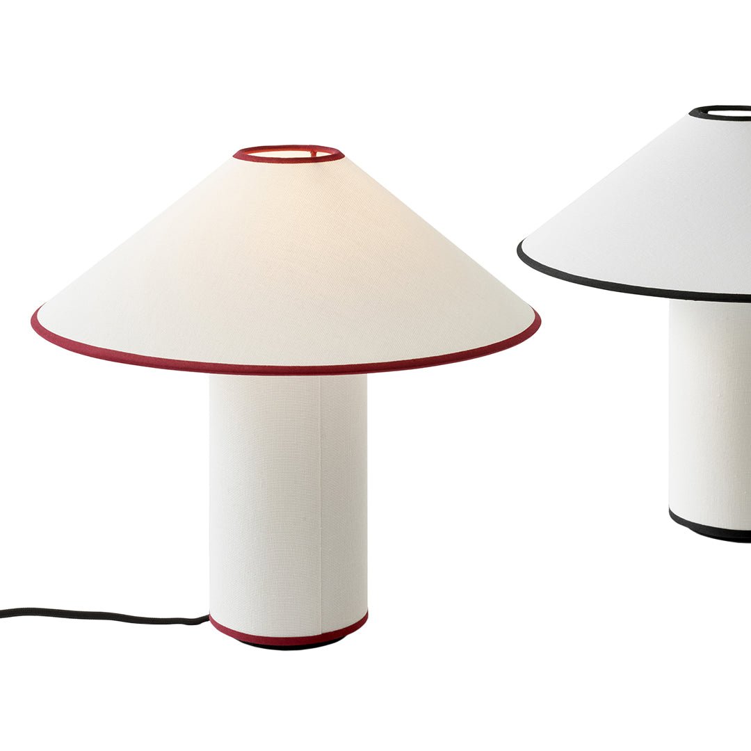 Tafellamp met stoffen kap – Lunara