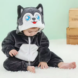 CozyCubs | Flanellen Baby Romper – Schattige Verkleed Outfit