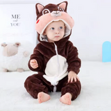 CozyCubs | Flanellen Baby Romper – Schattige Verkleed Outfit