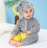 CozyCubs | Flanellen Baby Romper – Schattige Verkleed Outfit