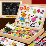 ARTIBLOX – 2-in-1 Montessori Tekenbord met Magnetisch Bord & Krijtbord voor Kinderen