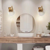 Luxe ronde kristallen wandlamp – Celestia