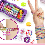 DIY Handtouw Vlechtset – Creatieve Knutselset voor Kinderen