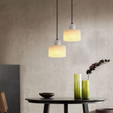 Scandinavische Witte Marmeren Hanglamp – Minimalistische Elegantie voor Moderne Interieurs