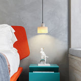 Scandinavische Witte Marmeren Hanglamp – Minimalistische Elegantie voor Moderne Interieurs