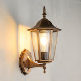 Retro Glazen Buitenwandlamp – Vintage Charme met Moderne Duurzaamheid