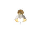 Retro Franse Witte Bloem Wandlamp – Vintage Elegant voor Tijdloze Interieurs