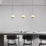 Noordse Alabaster Globe Hanglamp – Elegante Marmeren Hanglamp
