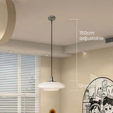 Moderne Witte Glazen Hanglamp – Minimalistische Elegantie voor Elke Ruimte