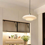 Moderne Witte Glazen Hanglamp – Minimalistische Elegantie voor Elke Ruimte