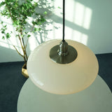 Moderne Witte Glazen Hanglamp – Minimalistische Elegantie voor Elke Ruimte