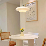 Moderne Witte Glazen Hanglamp – Minimalistische Elegantie voor Elke Ruimte