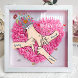FloraFrame | Voeg jullie namen en een liefdevolle boodschap toe om het net zo speciaal te maken als jullie band met mama