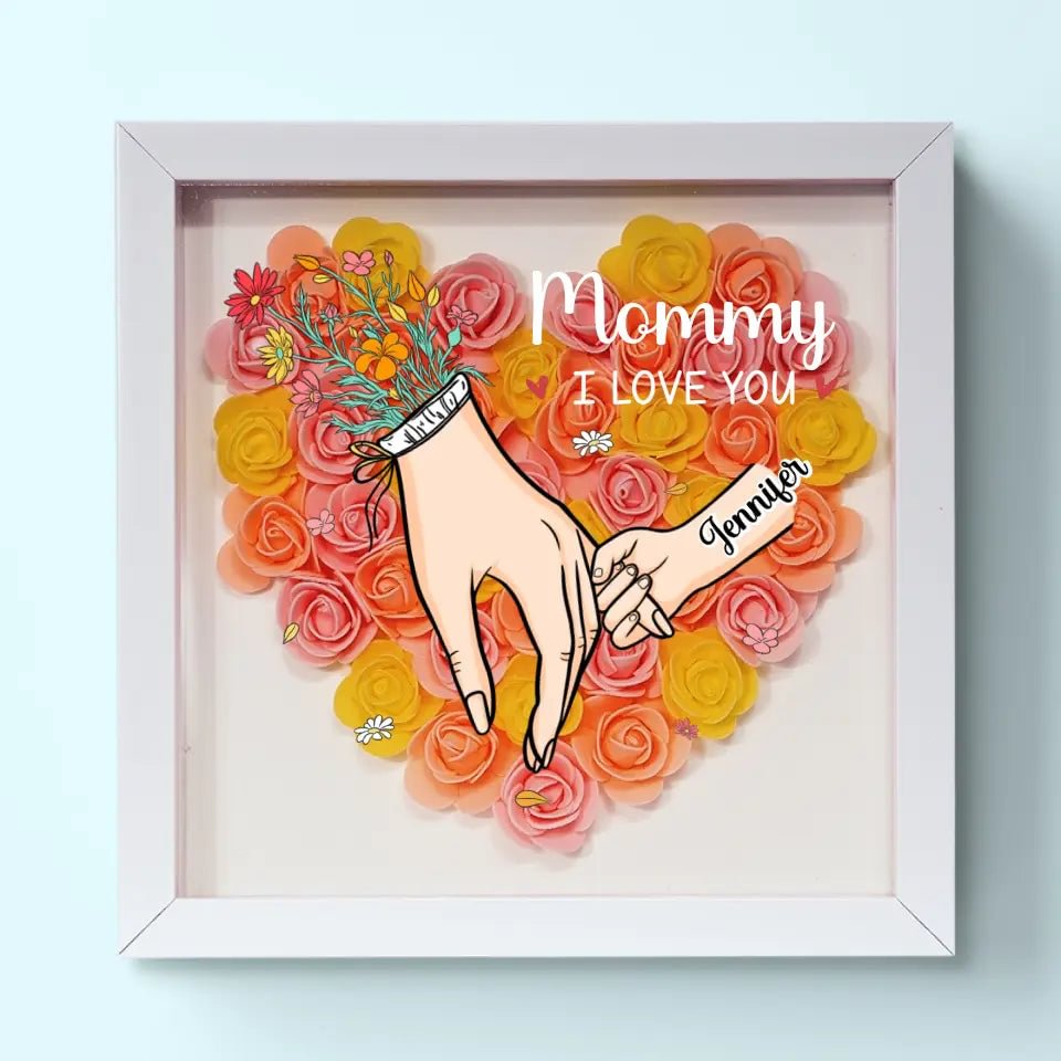 FloraFrame | Voeg jullie namen en een liefdevolle boodschap toe om het net zo speciaal te maken als jullie band met mama