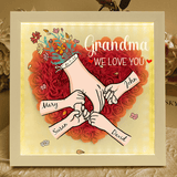 FloraFrame | Voeg jullie namen en een liefdevolle boodschap toe om het net zo speciaal te maken als jullie band met mama