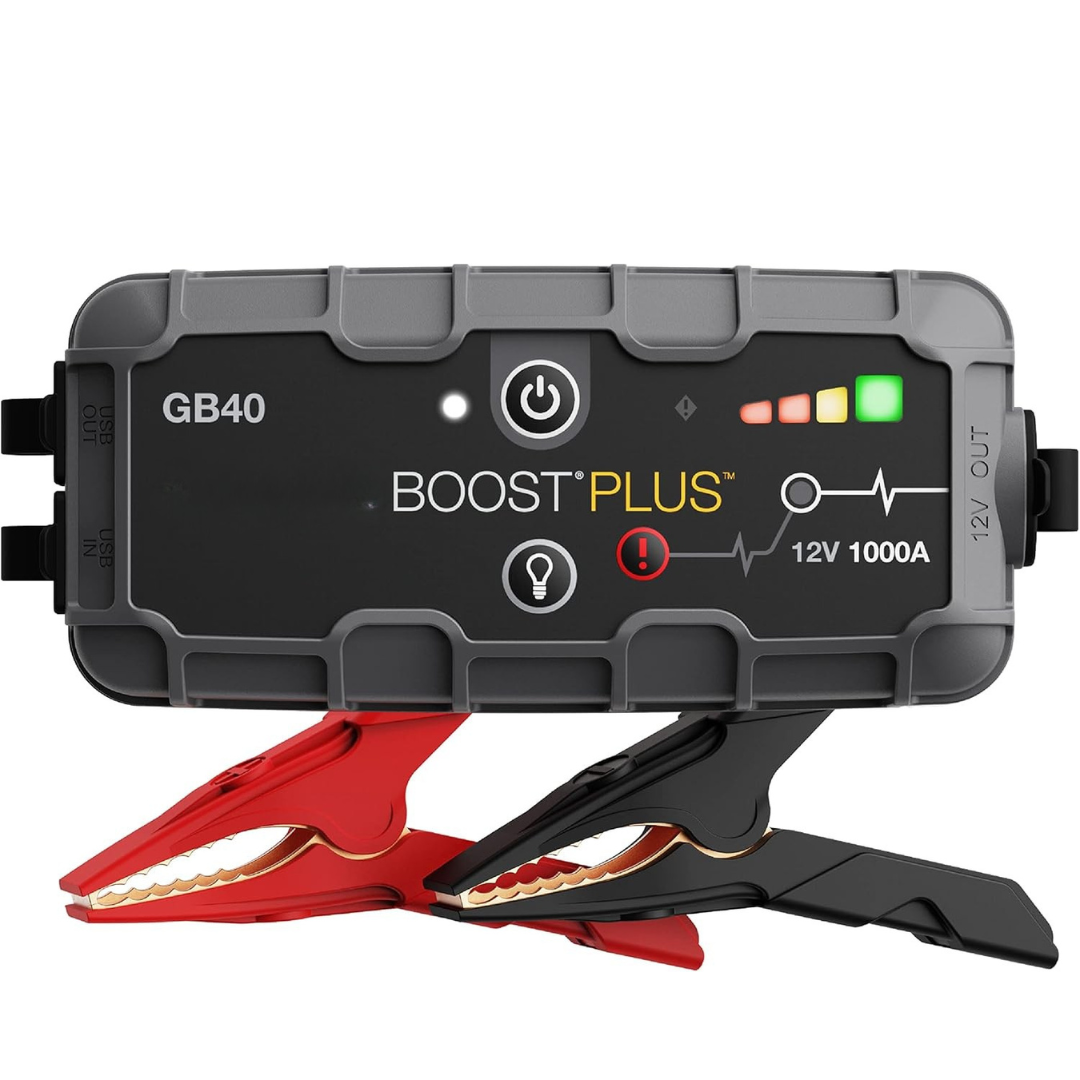 Boost Plus GB40 | 1000A Draagbare Jumpstarter voor Auto – 12V Accubooster & Powerbank voor Benzine en Diesel