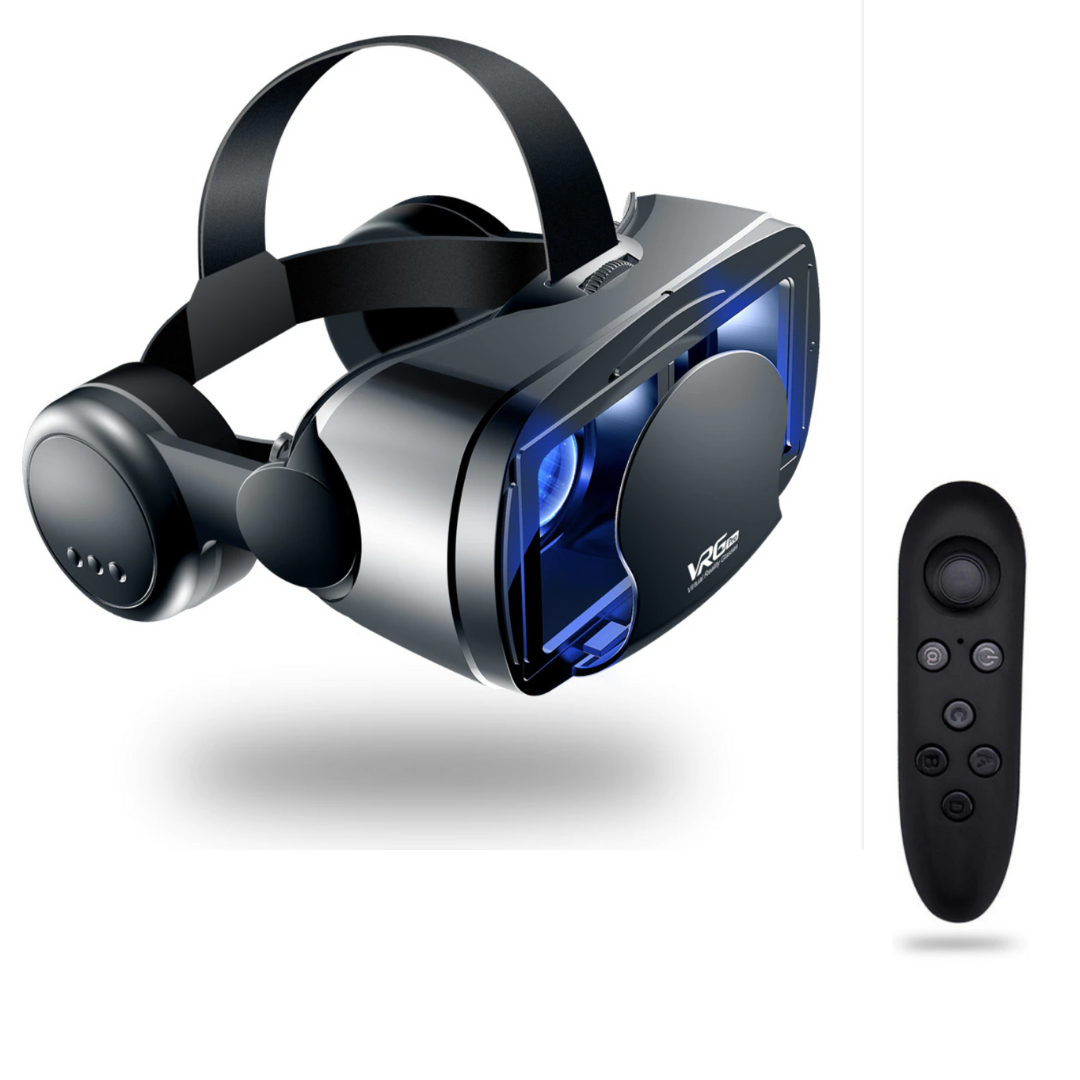 Reality PRO+ | Smart VR Bril met Geïntegreerde Headset voor iPhone & Android