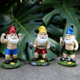 Sportieve Dwarfs - Grappige Tuinbeelden voor een Speelse Sfeer