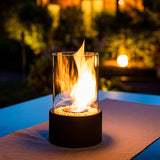 Klassieke olielamp met open vlam - Lumora