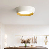 Minimalistische Inbouw Plafondlamp – Moderne LED Fixture met Houten Accent