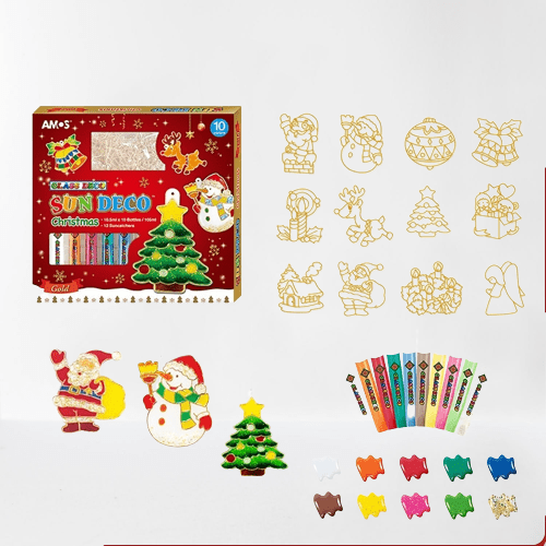 HOLIPAINT – Kerstglasverfset voor creatief leren